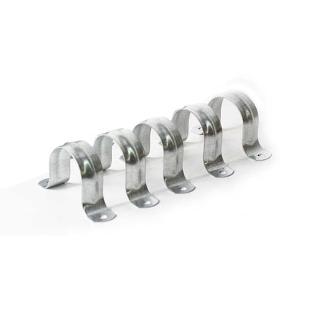 Thrifco Plumbing 1-1/2 Galv Pipe Strap, 5 9444257